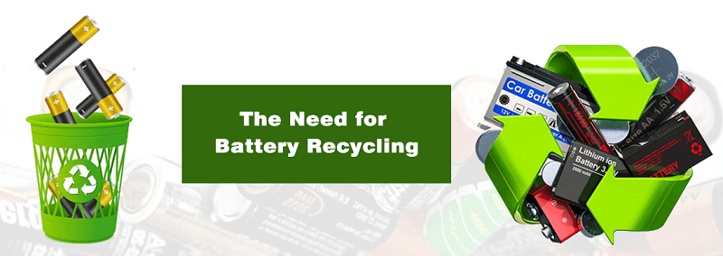 Lithium-ion batteries Recycling Services in India
